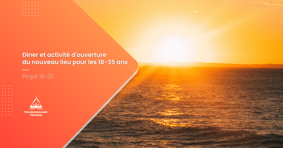 Dîner et activité d’ouverture du nouvel espace pour les 18 – 35 ans