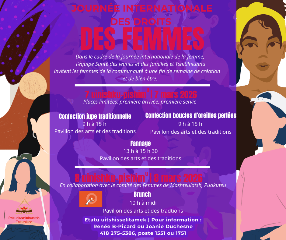Journée internationale des droits des femmes : activités