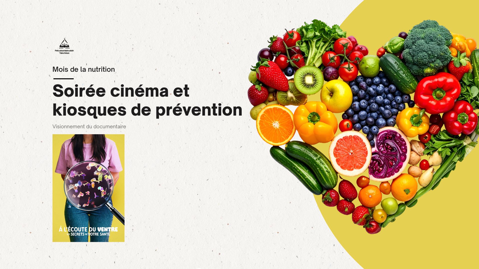 Soirée cinéma et kiosques | Mois de la nutrition
