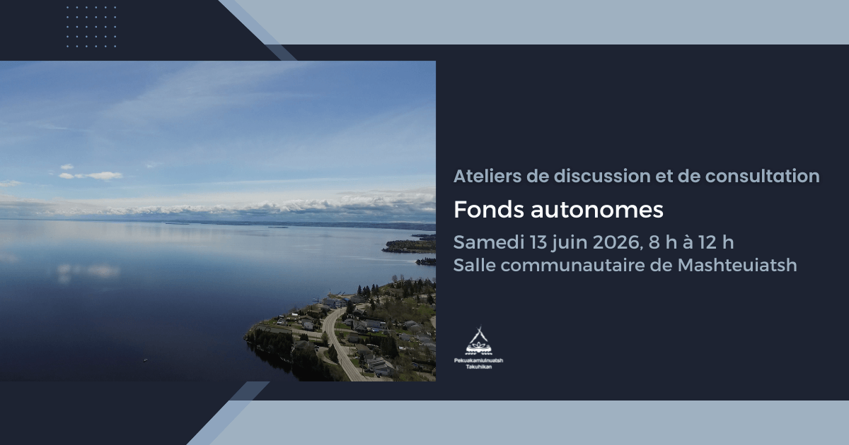 Ateliers de discussion et de consultation sur les Fonds autonomes
