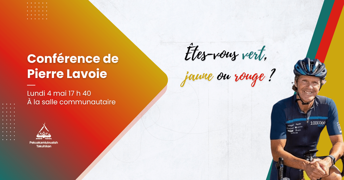 Conférence de Pierre Lavoie : Êtes-vous vert, jaune ou rouge?