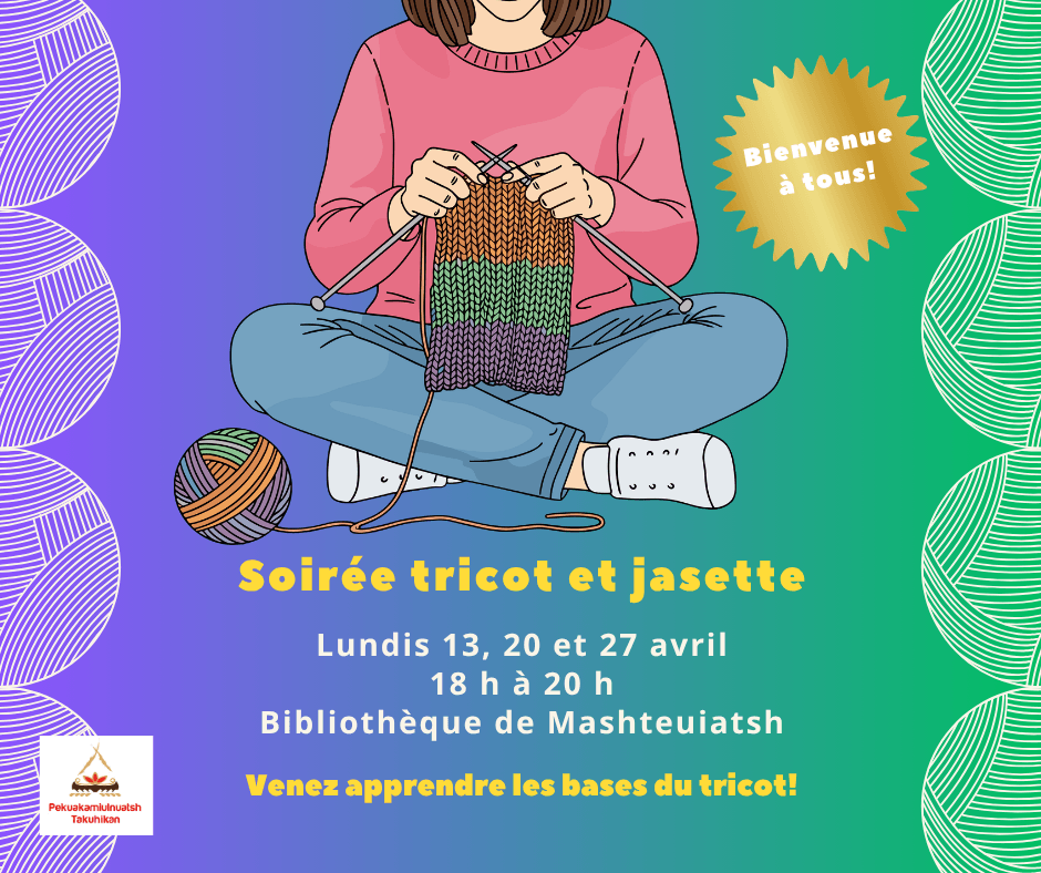 Soirée tricot et jasette