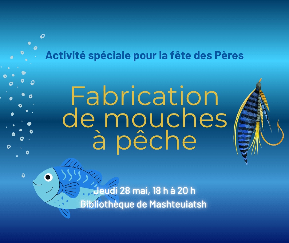 Activité de fabrication de mouches à pêche