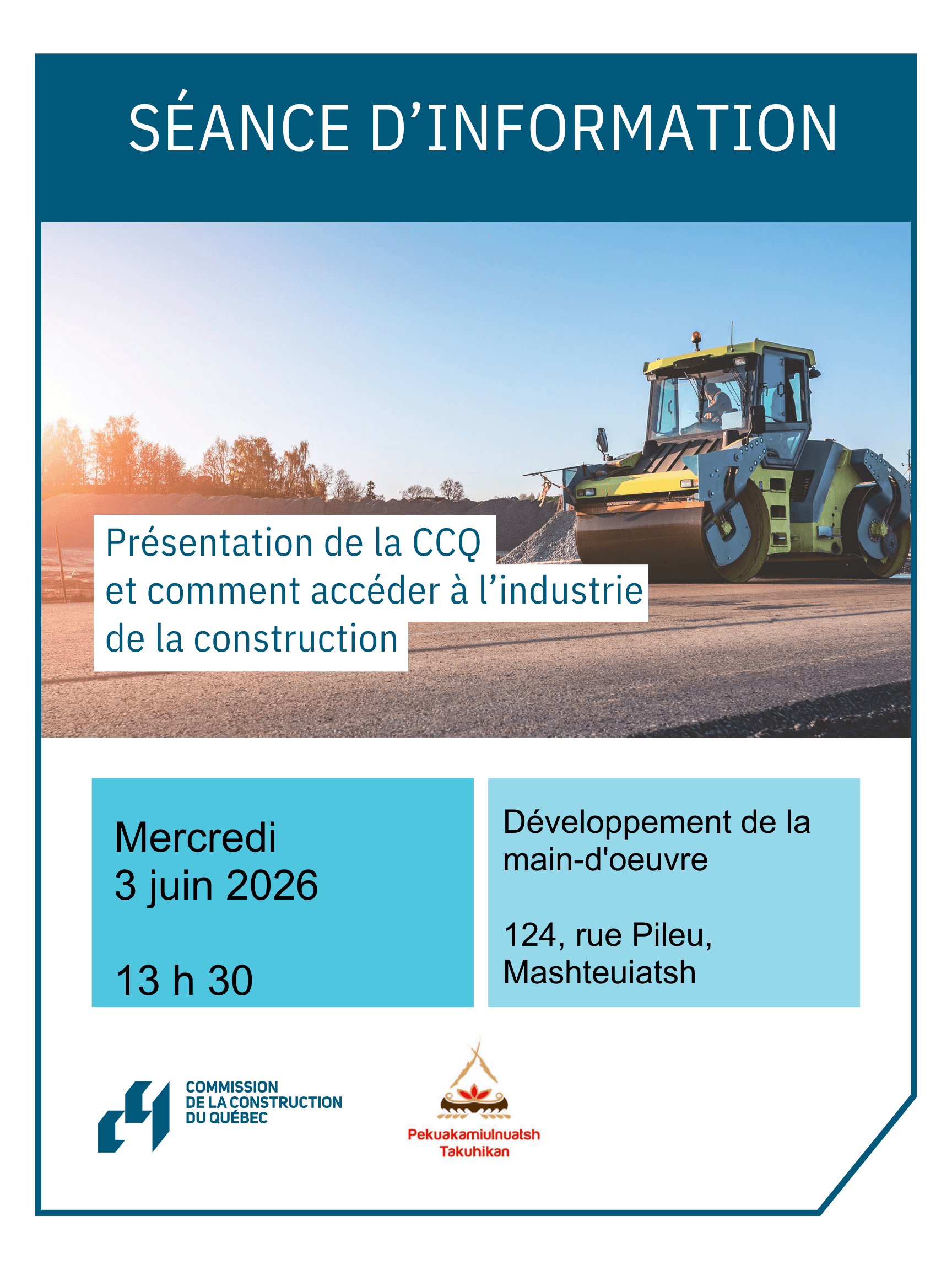 Séance d’information – Industrie de la construction