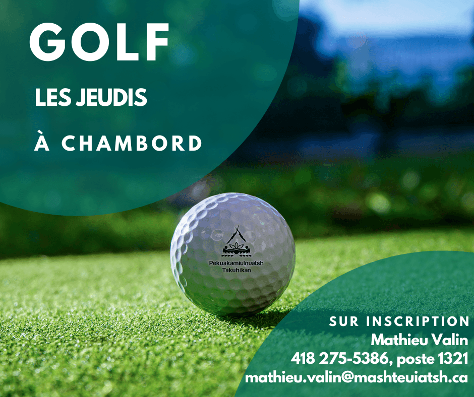 Golf au Club de golf des Cèdres de Chambord