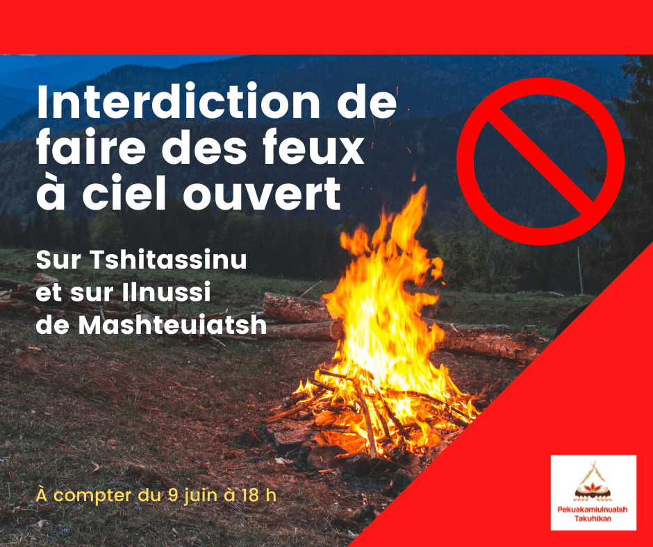Interdiction de faire des feux à ciel ouvert