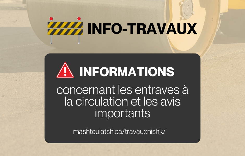 Travaux rue Nishk
