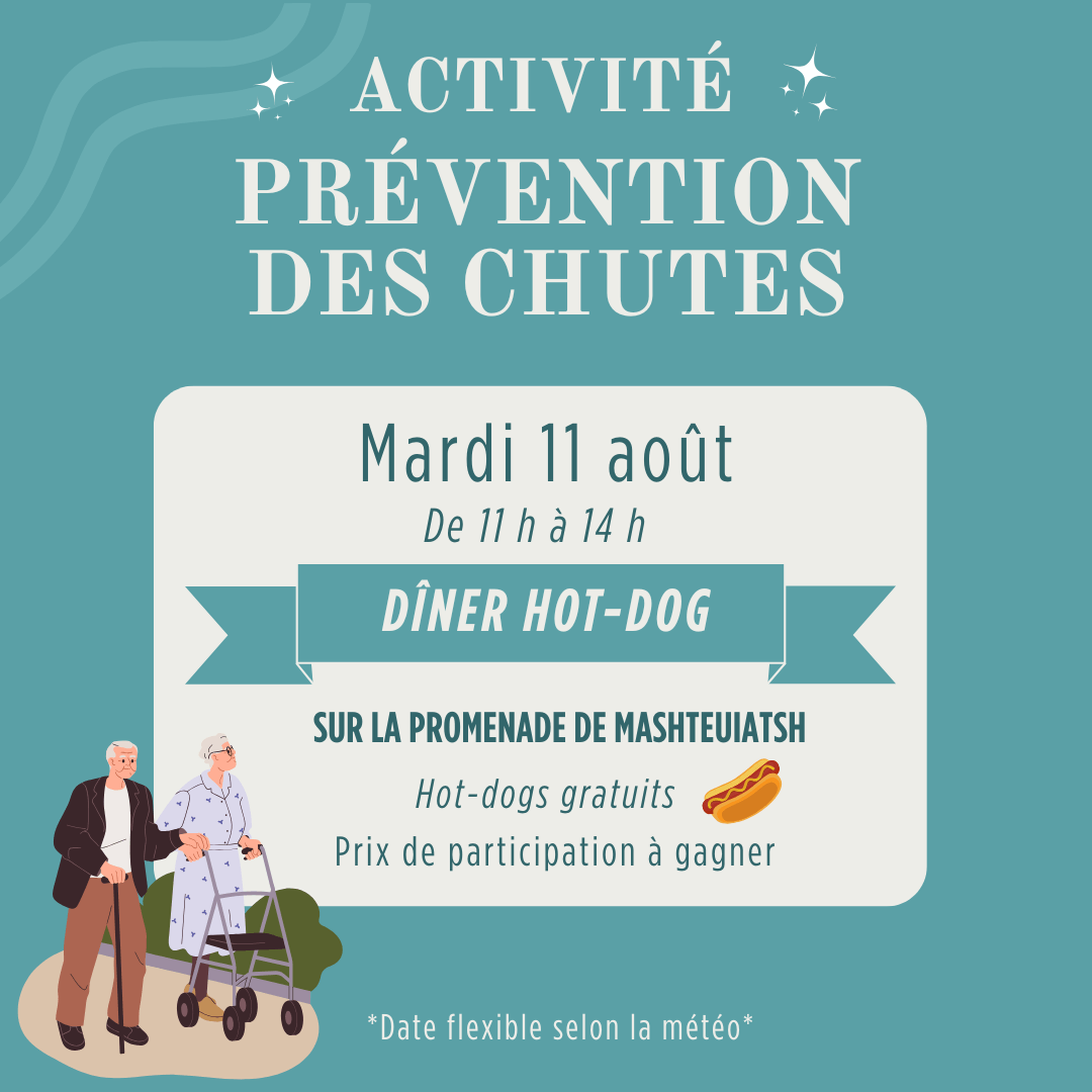 Dîner hot-dog | Activité de prévention des chutes