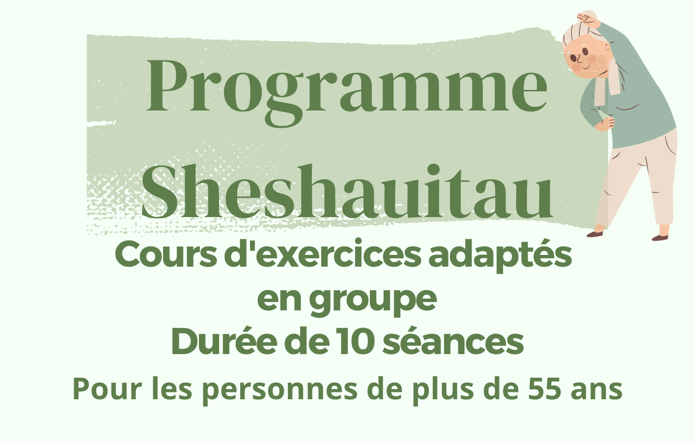 Programme Sheshauitau : cours d’exercices adaptés pour aînés