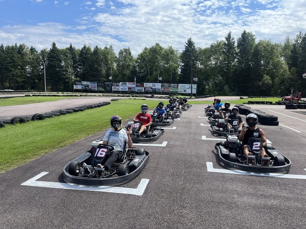 Sortie au karting de Saint-Félicien