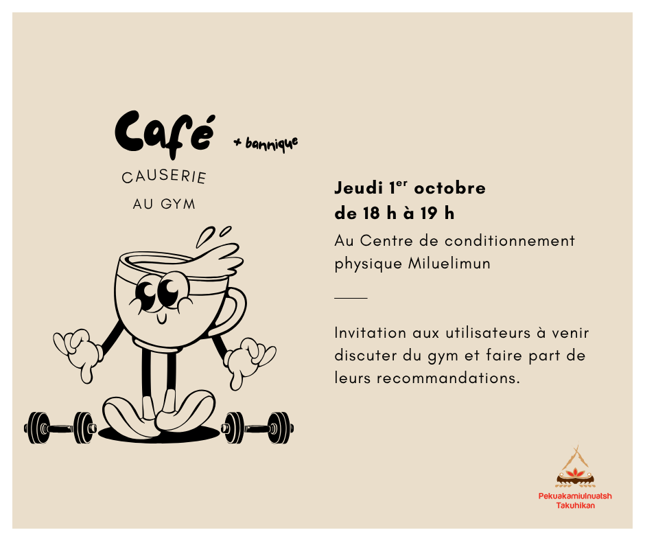 Café causerie au Gym