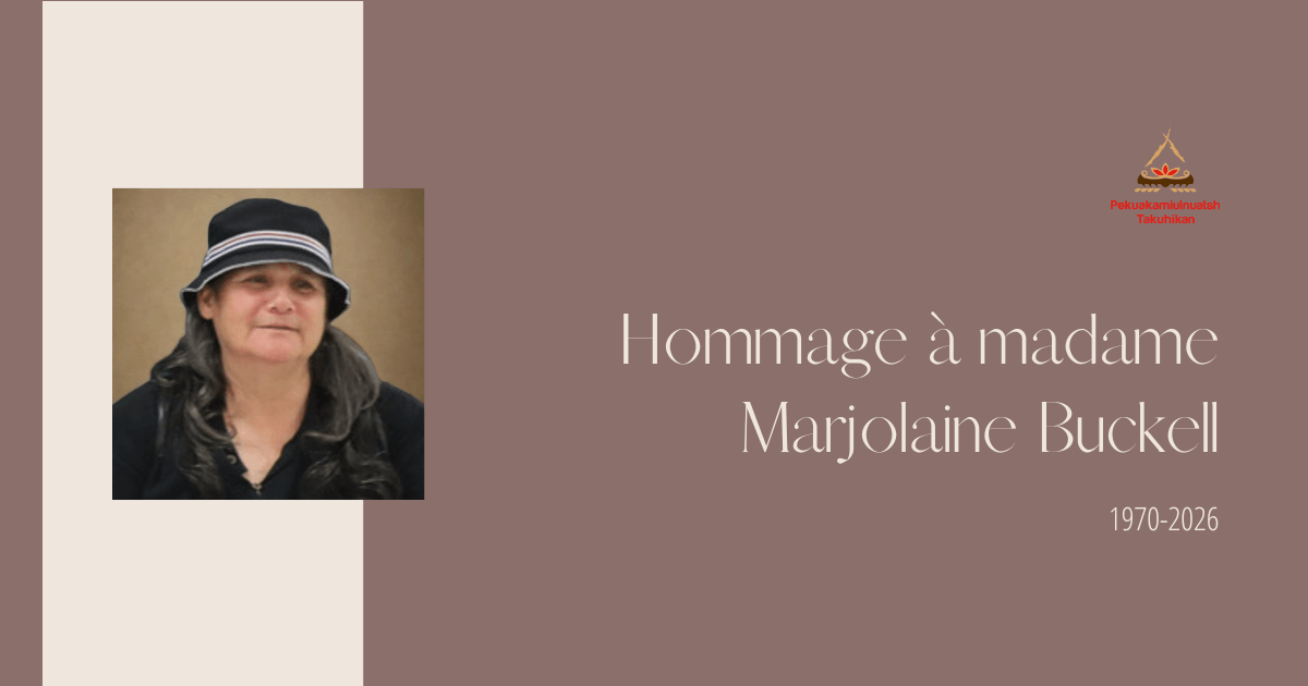 Hommage à madame Marjolaine Buckell