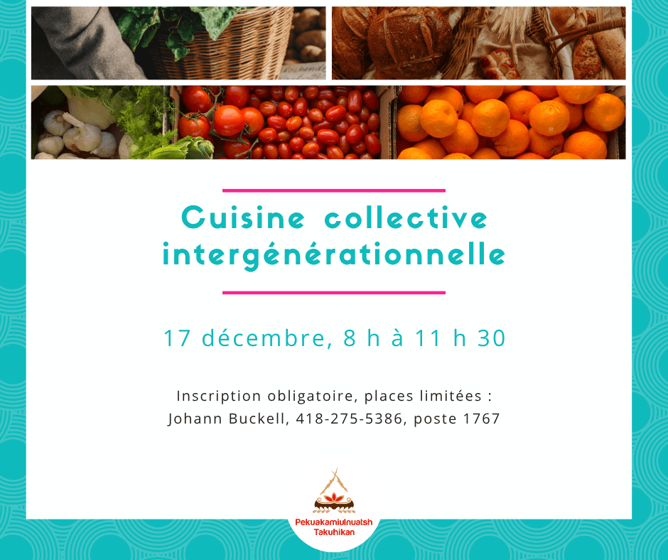 Cuisine collective intergénérationnelle